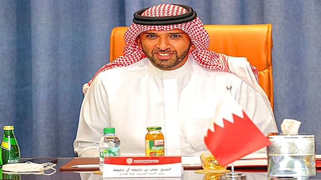 رئيس الاتحاد البحريني لكرة القدم - الشيخ علي بن خليفة